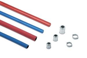 Coolant hoses and accessories suit for temperature regulation in injection moulds